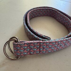 Vineyard Vines Pink and Blue Preppy Belt